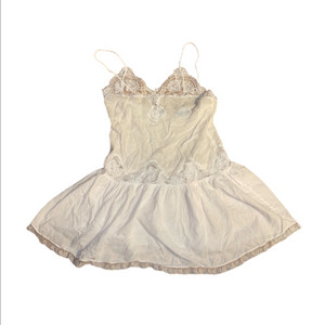 레이스 자수 미니원피스 홈웨어용