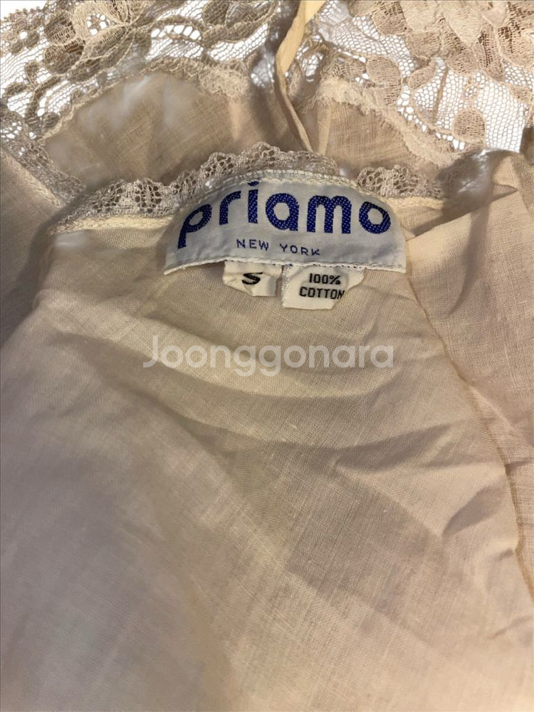 레이스 자수 미니원피스 홈웨어용--3