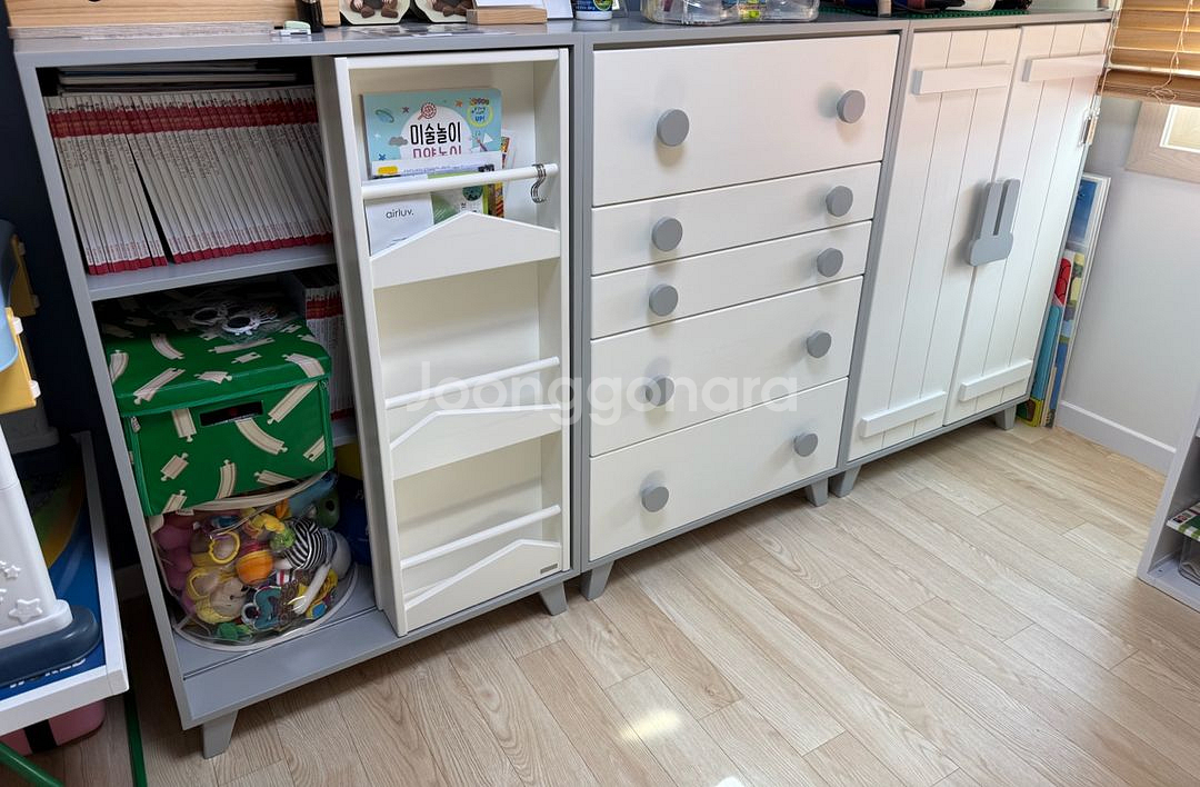 솜트리 베이비장+서랍장+책장--0