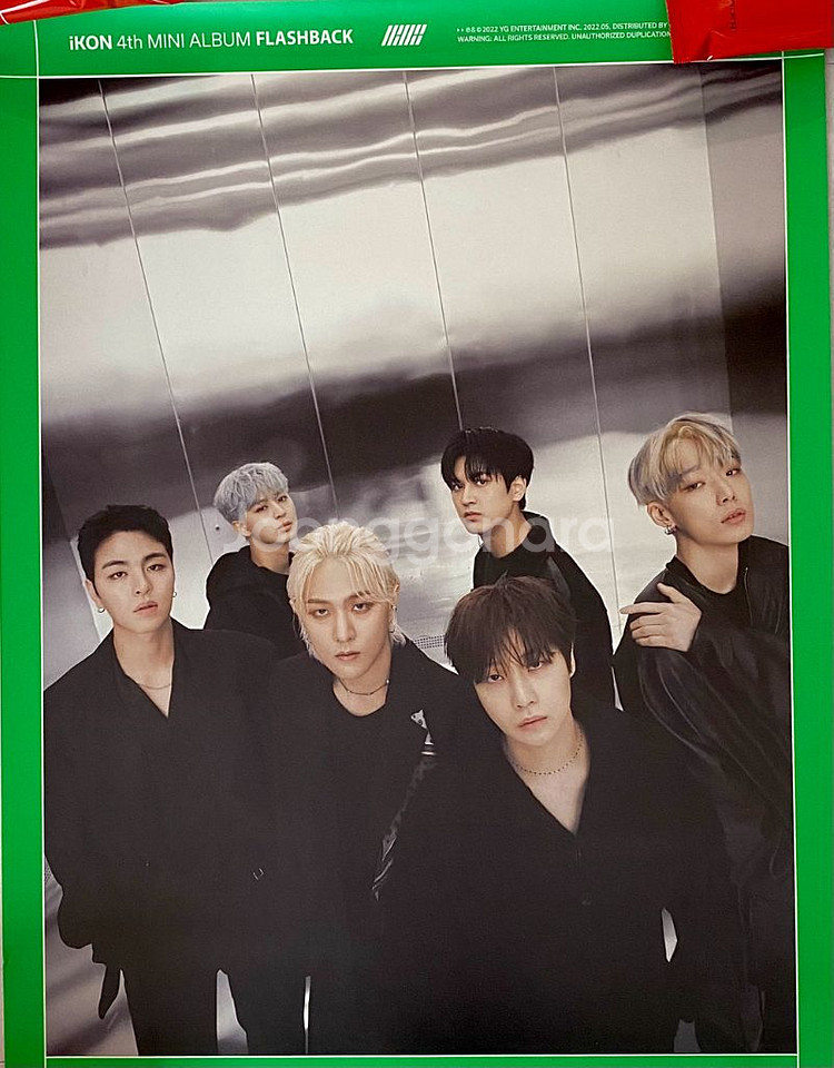 공식굿즈)ikon 아이콘 포스터 브로마이드 2장일괄--1