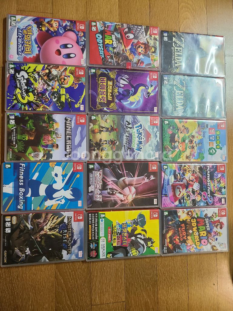 개별X)닌텐도 스위치 게임칩 15개 일괄--0