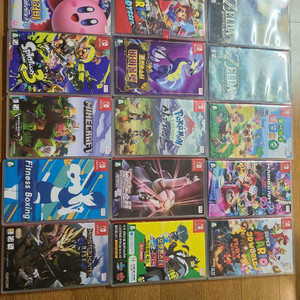 개별X)닌텐도 스위치 게임칩 15개 일괄