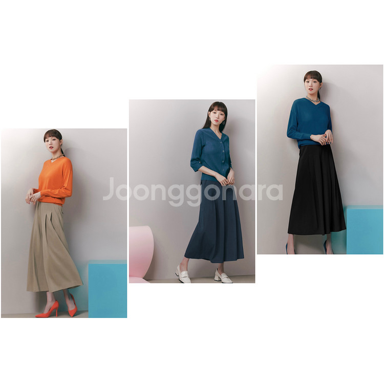 [더 엣지] 올데이 큐롯 팬츠 3종--0