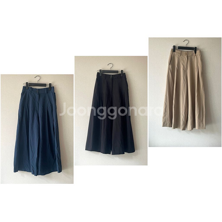 [더 엣지] 올데이 큐롯 팬츠 3종--1