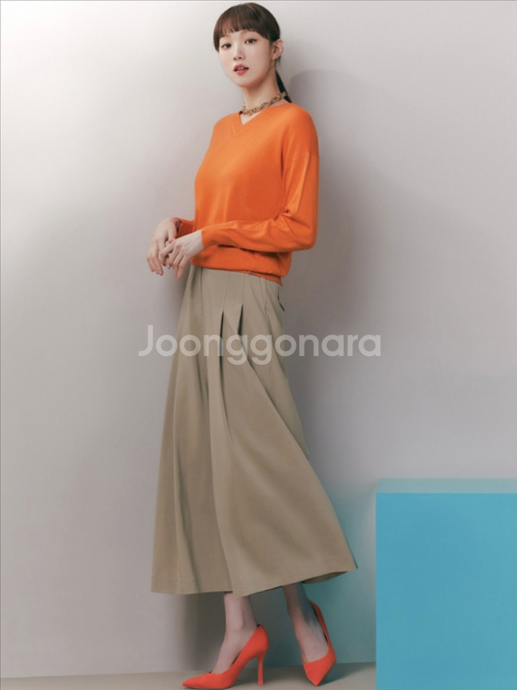 [더 엣지] 올데이 큐롯 팬츠 3종--2