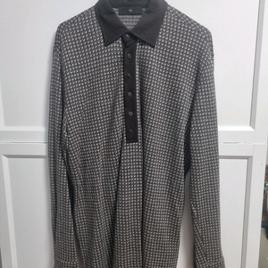 지 제냐 긴팔 울 셔츠 52 라지 사이즈 z zegna