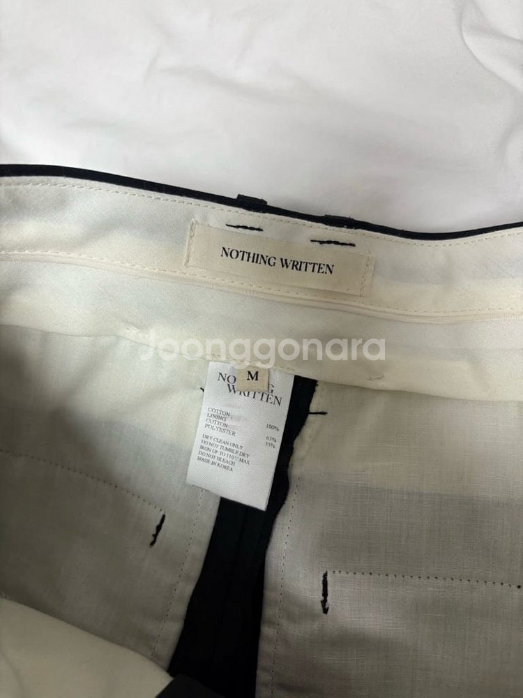낫띵리튼 버뮤다 팬츠 silky cotton bermu--5