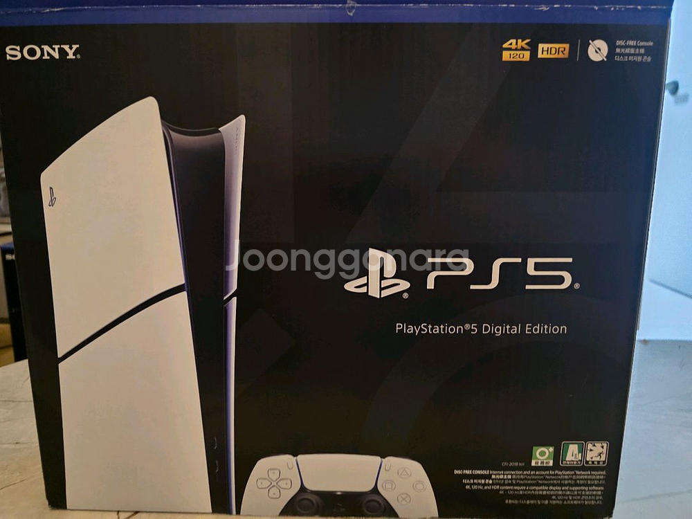 플스5 PS5 슬림 디지털 에디션 풀박 / 새것급--1
