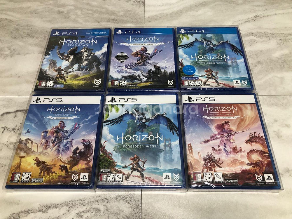 호라이즌 시리즈(PS4/PS5) 미개봉 새제품--0