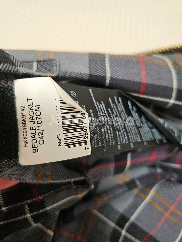 바버 비데일 블랙 42 + 웜 파일 라이너 36 일괄--4