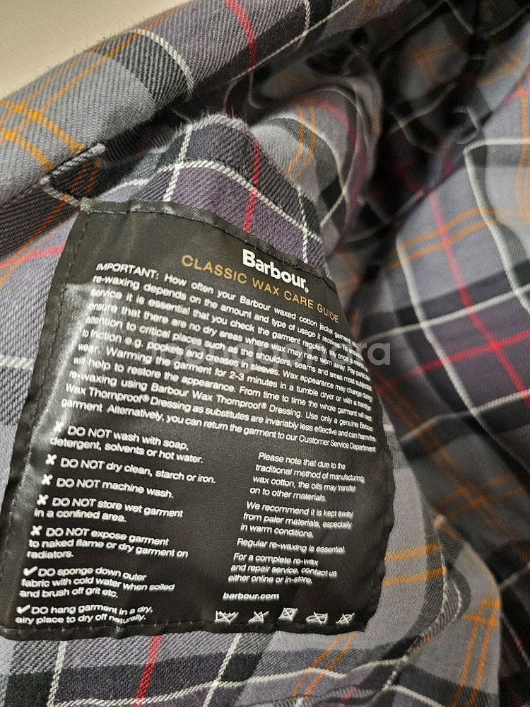 바버 비데일 블랙 42 + 웜 파일 라이너 36 일괄--5