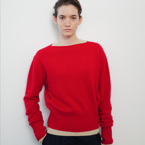 문달 duvet knit in red