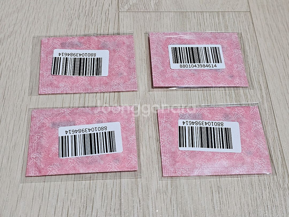 농심 케이팝 데몬 헌터스 씰스티커 띠부씰 4 종 팜.--2