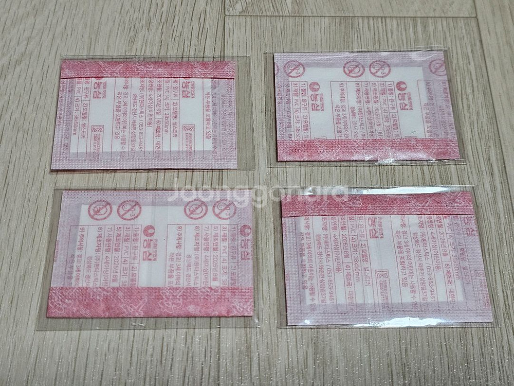 농심 케이팝 데몬 헌터스 씰스티커 띠부씰 4 종 팜.--3