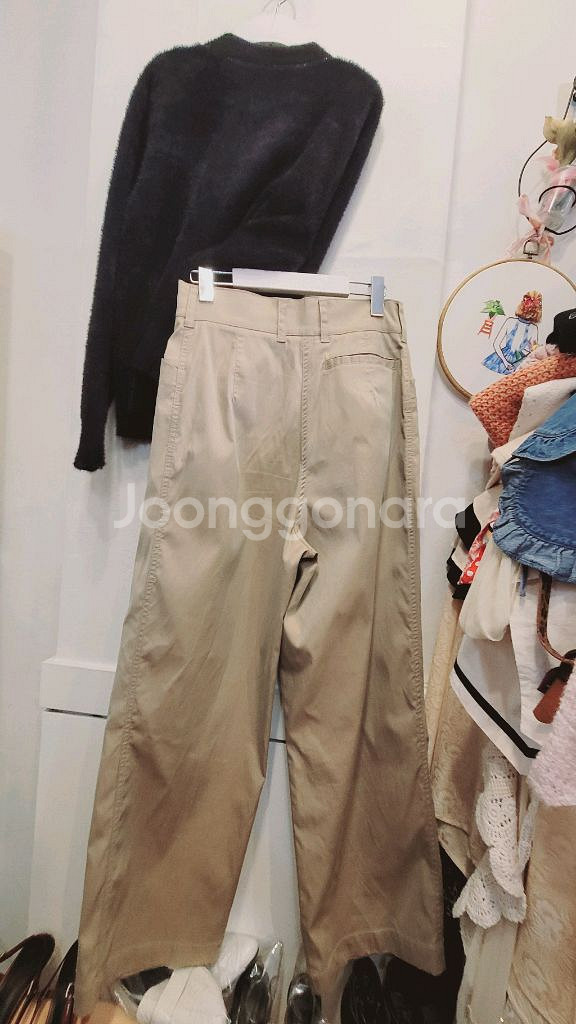 S.L RIAHH 에코퍼 스판가디건. 타임 핀턱 배기팬--8