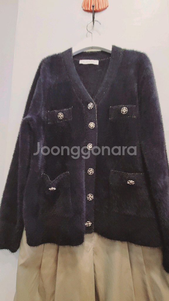 S.L RIAHH 에코퍼 스판가디건. 타임 핀턱 배기팬--3