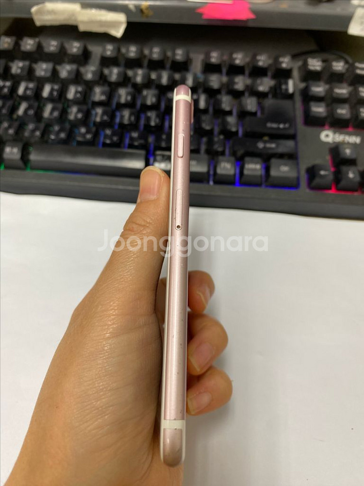 아이폰7 로즈골드 액정SS급 128GB 배터리100%--6