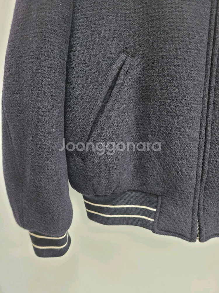 클럽모나코 22FW 울 봄버 자켓 블루종 항공점퍼 S--3