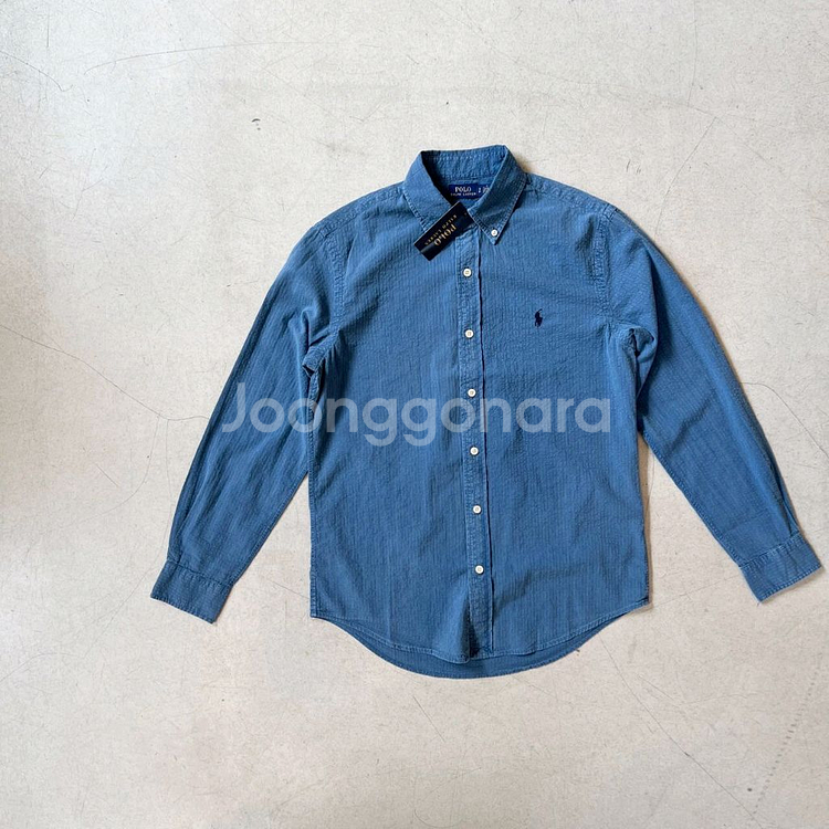 폴로 클래식핏 시어서커 셔츠--0