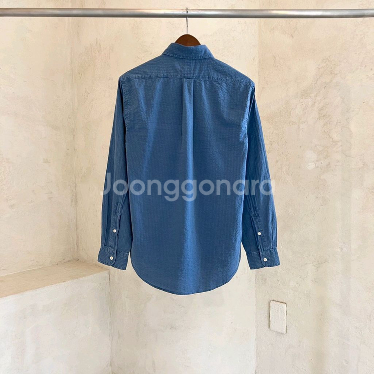 폴로 클래식핏 시어서커 셔츠--7