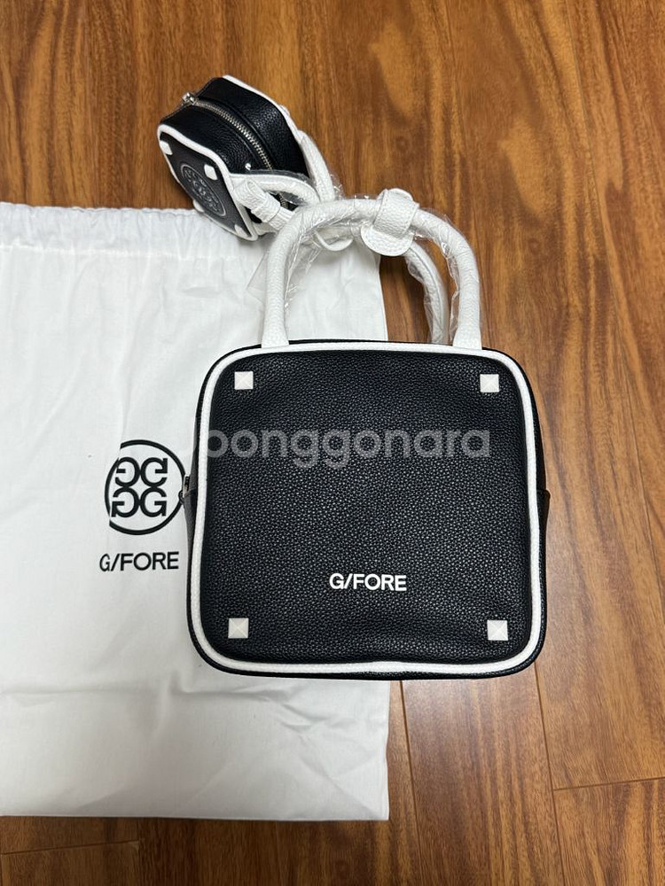 G/FORE 지포어 블랙 골프 토트백 새상품--1