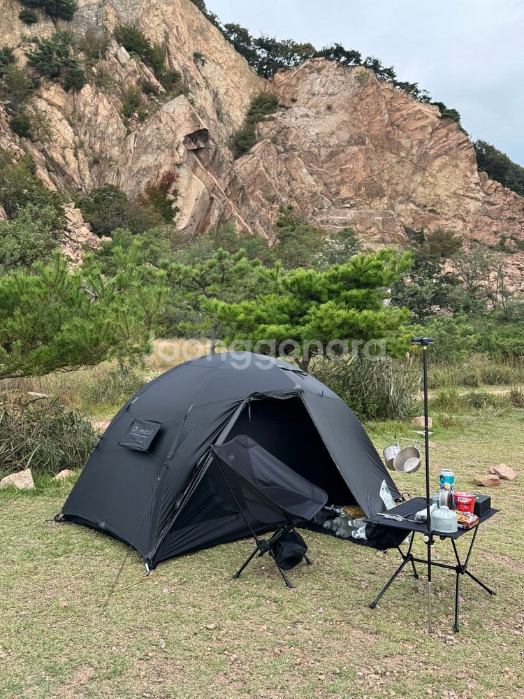 헬리녹스 알파인돔 1.5P 블랙아웃에디션 + 풋프린트--1