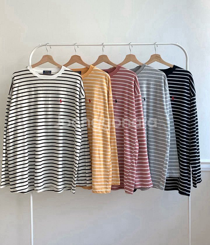 폴로 오버 슬리브티--0