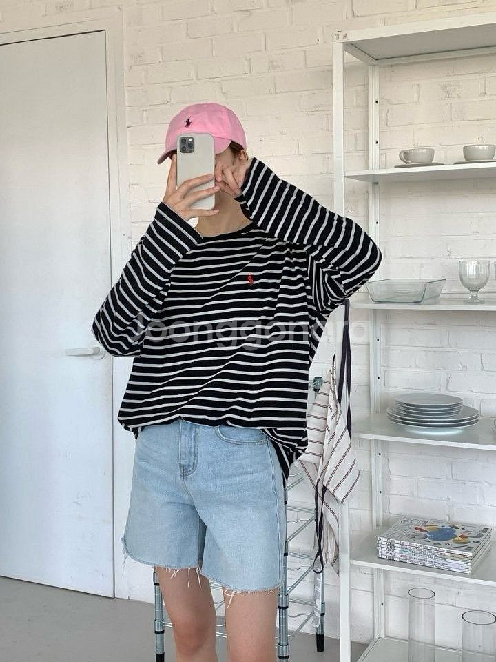 폴로 오버 슬리브티--3