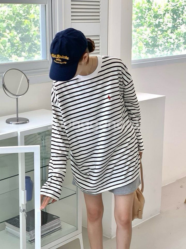 폴로 오버 슬리브티--4