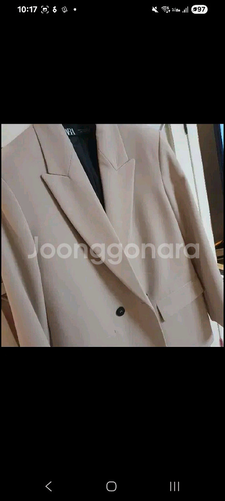 자라 가을자켓/55~66--4