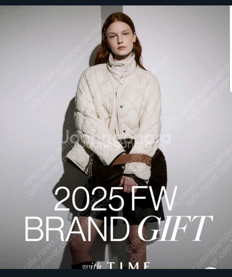 25년 타임 고액 구스 패딩&파우치..새상품~!!!--0