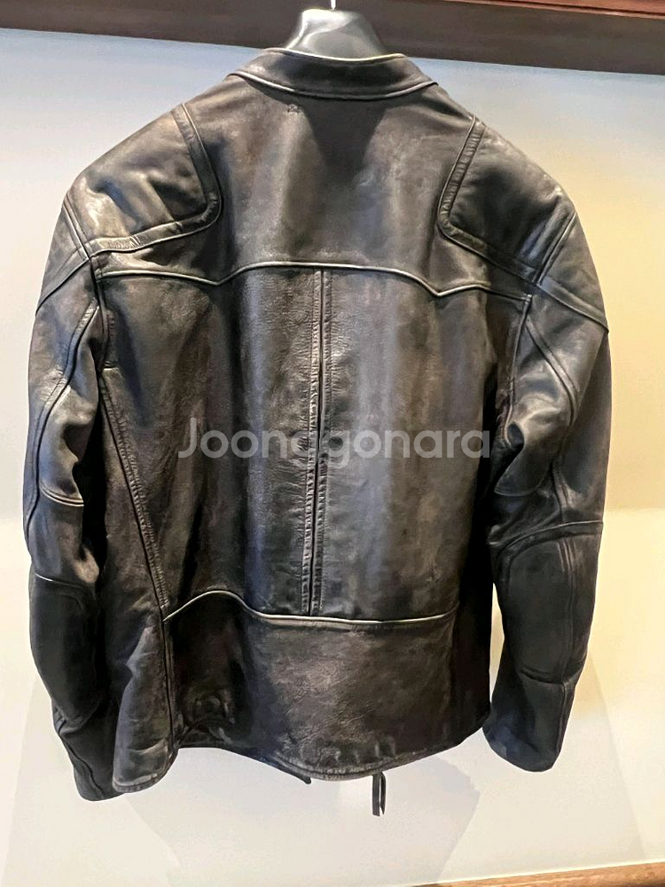 rrl 레더 모토 자켓 L사이즈--2