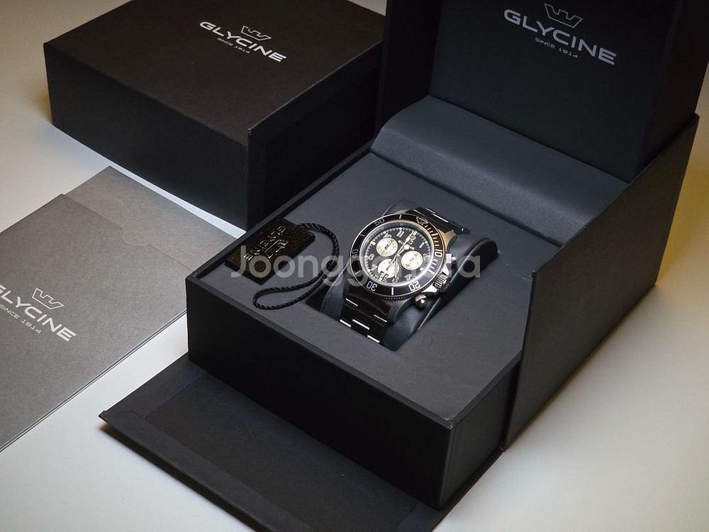 글라이신 Glycine 컴뱃서브 쿼츠 크로노 시계--7