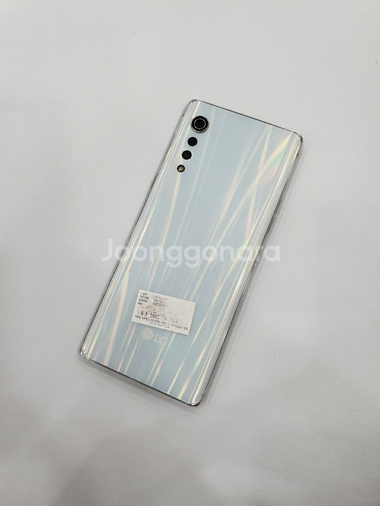 LG 벨벳 128GB 화이트 상태굿 정상단말기 입니다.--2