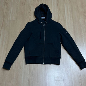 무스너클 버니스웨터 후드집업 블랙