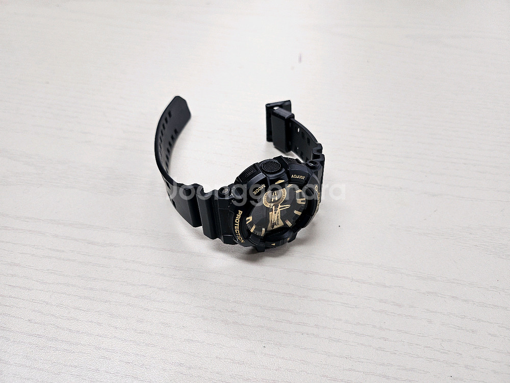 지샥 G-SHOCK 빅페이스 흑금--2
