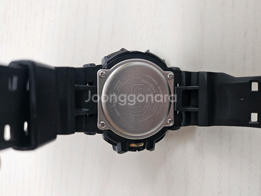지샥 G-SHOCK 빅페이스 흑금--5
