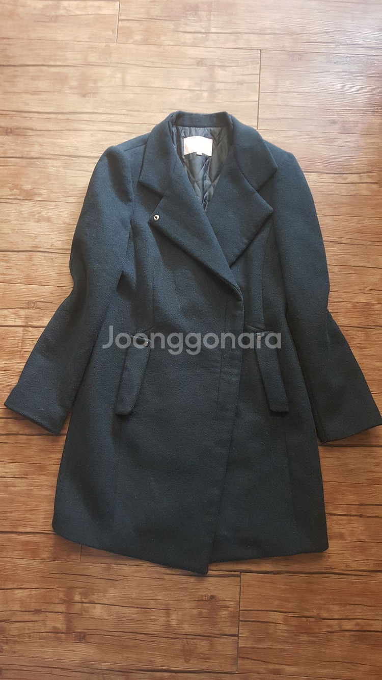 사이즈66 반코트 롱코트 모직 예쎄 투미 올리비아--6