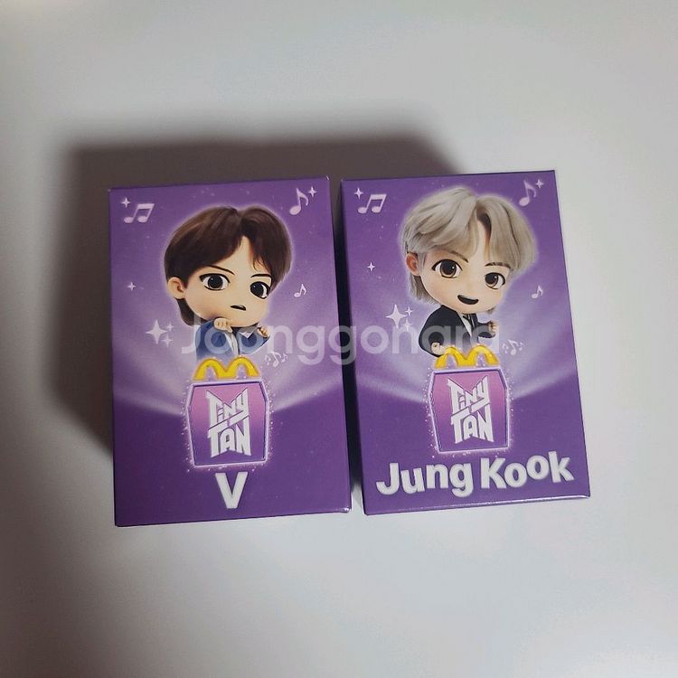 방탄소년단 맥도날드 타이니탄 피규어 뷔&정국 일괄 양도--0