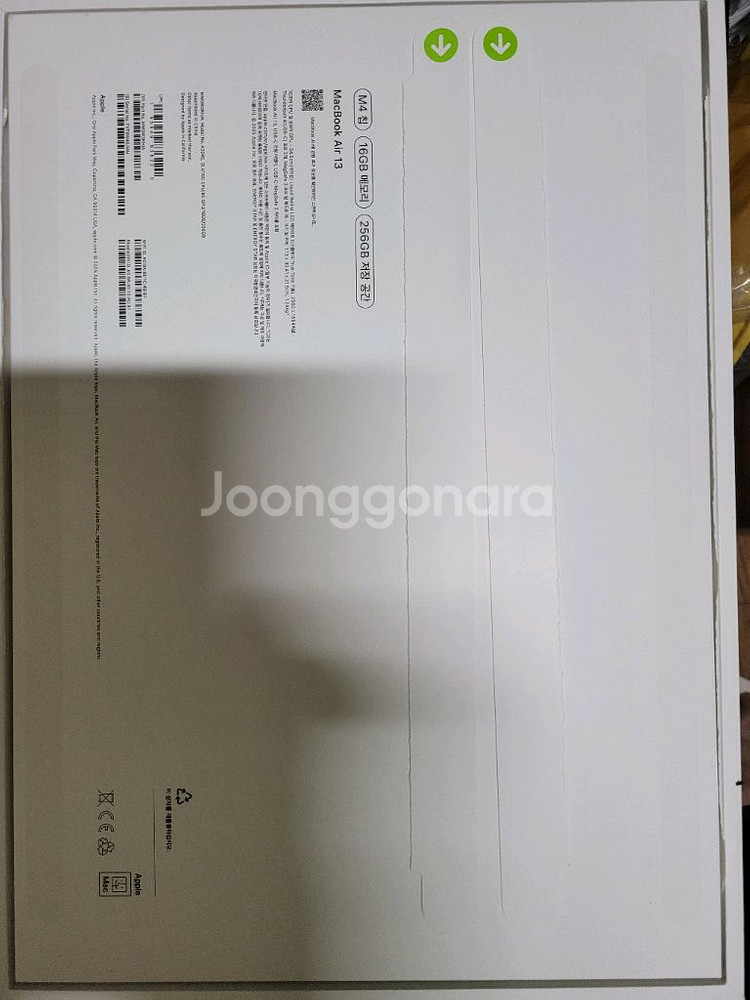 m4맥북에어13인치 256/16 실버 7월구입--7