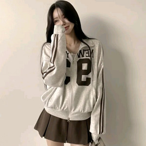 뉴욕 하이넥 집업 루즈핏