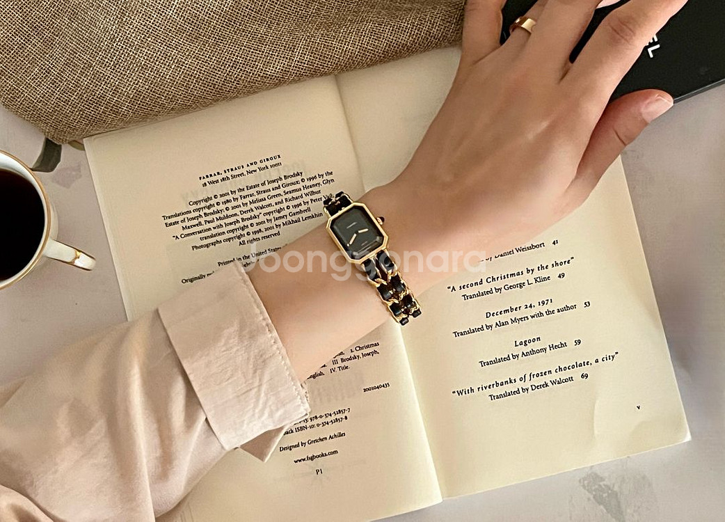 CHANEL 샤넬 프리미에르 시계 (M size)--9