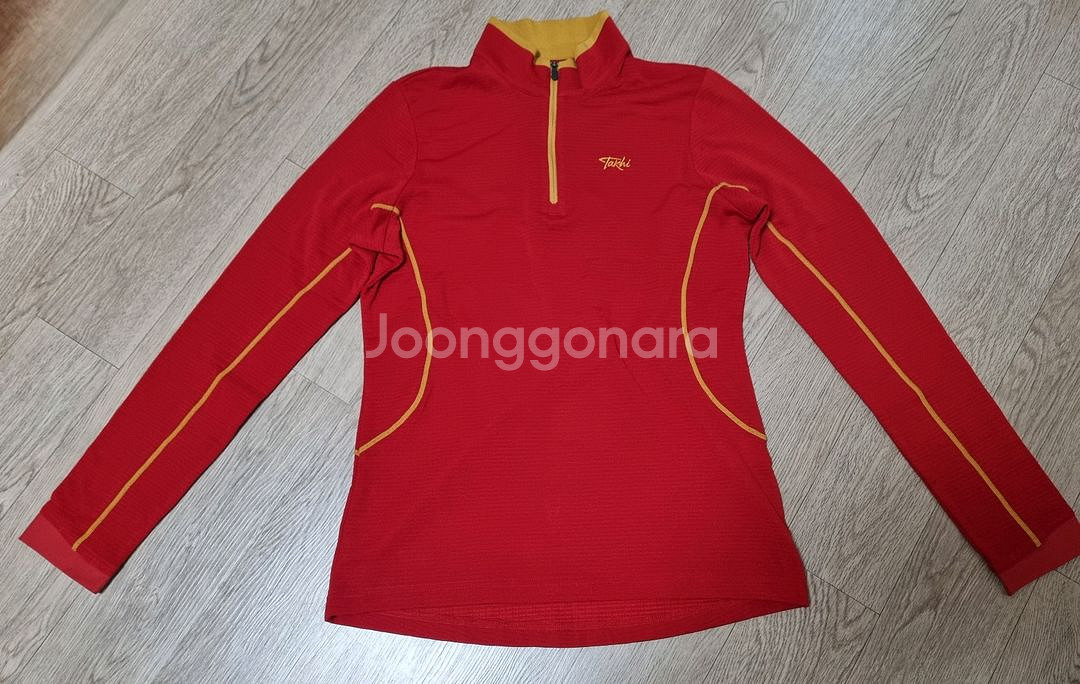 THAKI 폴라텍 여성 등산티 긴팔 티셔츠 XL--0