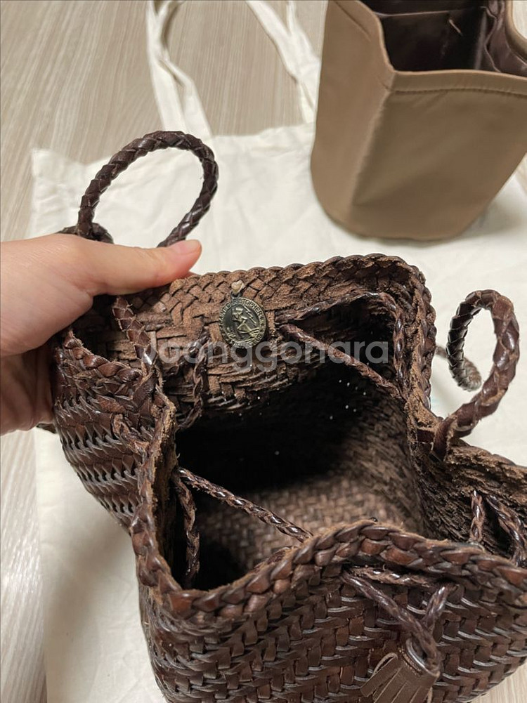 드래곤디퓨전 드래곤백폼폼 더블 점프 백 다크브라운--2