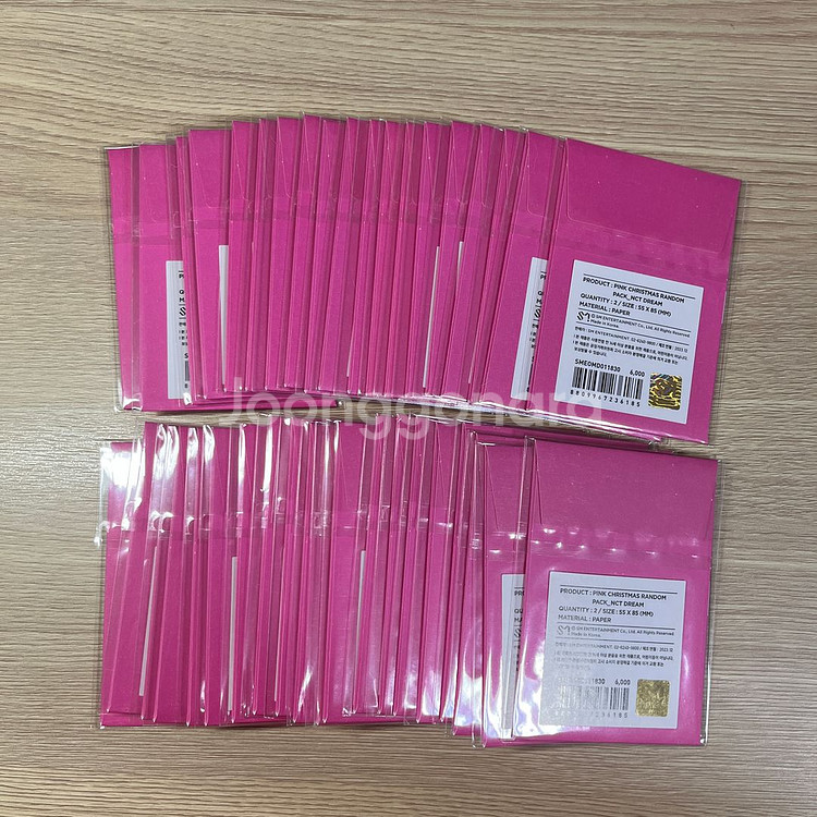 2023 엔시티드림 핑크크리스마스 트레카 포카 포토카드--1