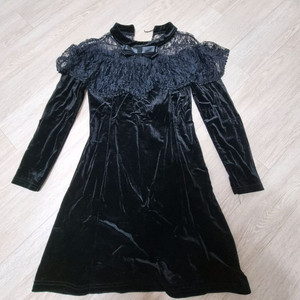 벨벳 레이스 원피스 스몰사이즈