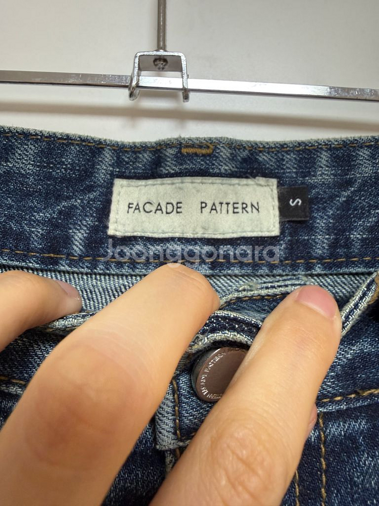 파사드패턴 부츠컷데님 빈티지워싱s--1