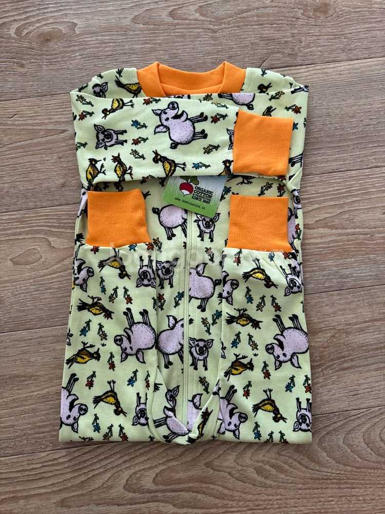 마지막가격-던스 돼지 그린 집업(74.새상품)--0