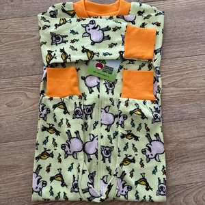 마지막가격-던스 돼지 그린 집업(74.새상품)