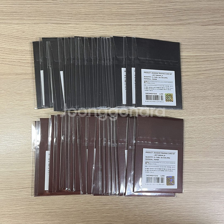 2025 엔시티드림 시즌그리팅 시그 트레카 포카 미개봉--1